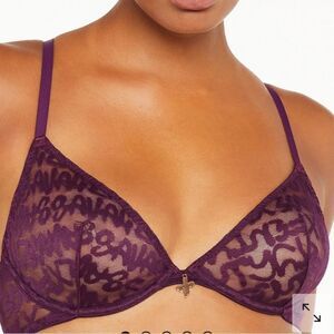 Savage Fenty Tagged by Savage Unlined Bra Late Night Purple NWT and in packaging